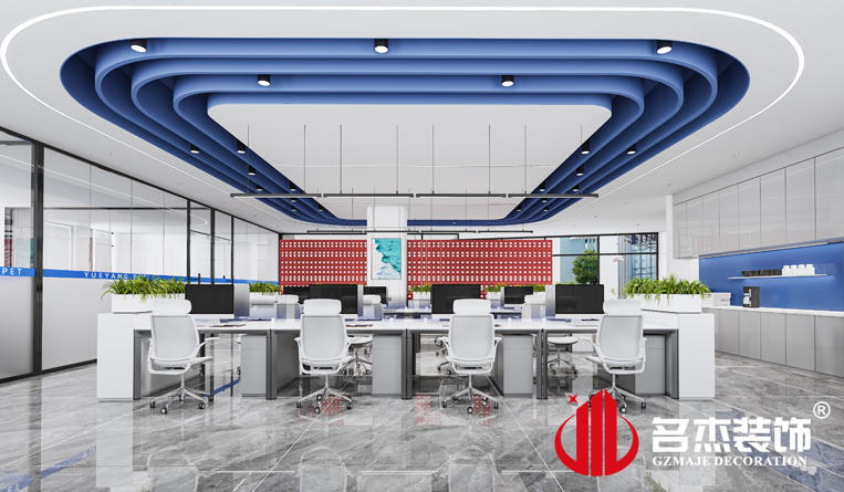 開(kāi)放辦公區(qū)裝修設(shè)計(jì)效果